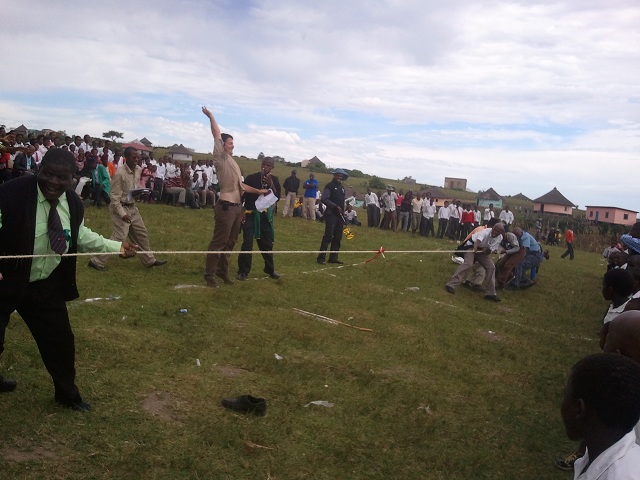 Nqileni Team wins the Tug of War