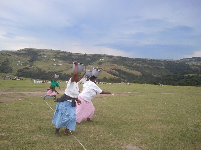 The Water Relay Race